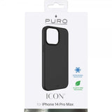 Puro iPhone 14 Pro Max -kuori Icon, musta
