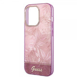 Guess iPhone 14 Pro Max -kuoret Jungle Rosa