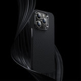 Benks iPhone 14 Pro Max -kuori, Kevlar MagSafe, musta
