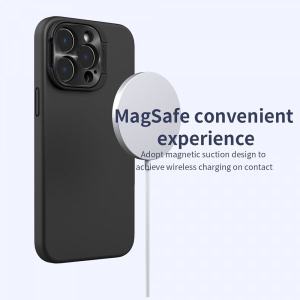 Nillkin iPhone 14 Pro Max -suojakuori LensWing MagSafe Vihreä