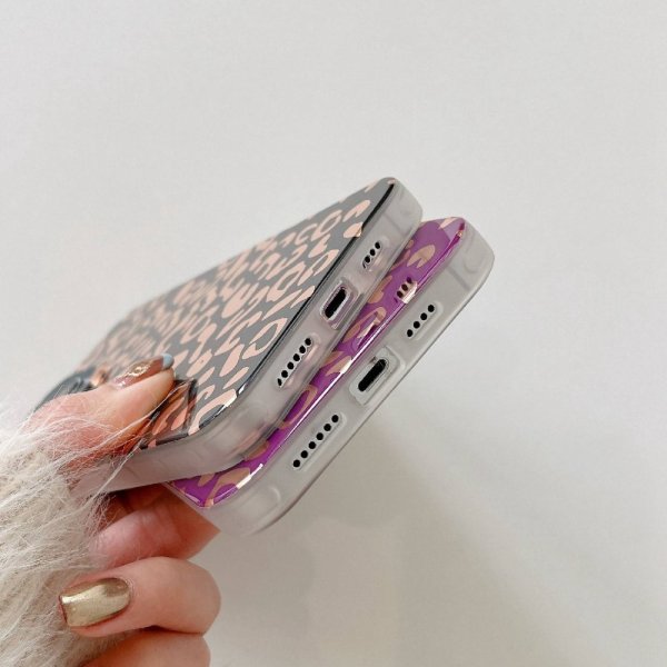 iPhone 14 Pro Max Kuori Leopardi Kuvio Violetti