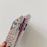 iPhone 14 Pro Max Leopardikuvioinen kuori Valkoinen