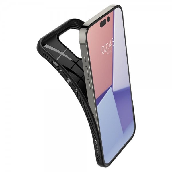 Spigen iPhone 14 Pro Max -kuoret Liquid Air Matte Black