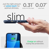 Spigen iPhone 14 Pro Max -suojakuori Liquid Air Navy Blue