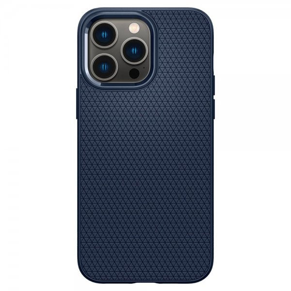 Spigen iPhone 14 Pro Max -suojakuori Liquid Air Navy Blue