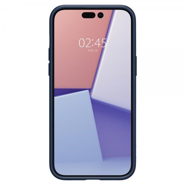 Spigen iPhone 14 Pro Max -suojakuori Liquid Air Navy Blue