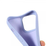 X-Level iPhone 14 Pro Max Kuoret Liquid Silicone Violetti
