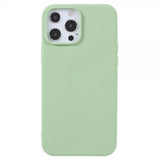 X-Level iPhone 14 Pro Max Kuoret Liquid Silicone Vaaleanvihreä