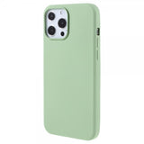 X-Level iPhone 14 Pro Max Kuoret Liquid Silicone Vaaleanvihreä
