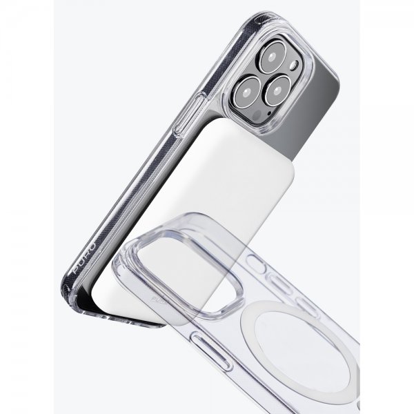 Puro iPhone 14 Pro Max Kuori LITE MAG Läpinäkyvä