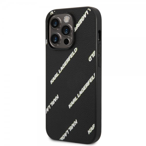 Karl Lagerfeld iPhone 14 Pro Max -suojakuori Logomania Musta