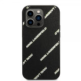 Karl Lagerfeld iPhone 14 Pro Max -suojakuori Logomania Musta