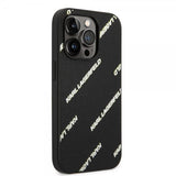 Karl Lagerfeld iPhone 14 Pro Max -suojakuori Logomania Musta
