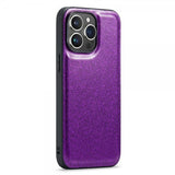Dg.Ming iPhone 14 Pro Max -kuori M3-sarjan irrotettava korttikotelo, violetti