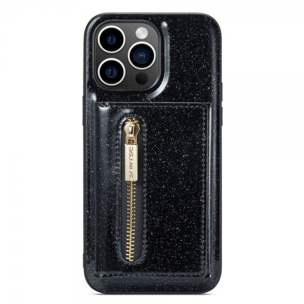 Dg.Ming iPhone 14 Pro Max -suojakotelo M3 Series irrotettavalla korttipidikkeellä, musta