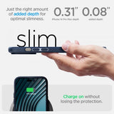 Spigen iPhone 14 Pro Max Suojakuori Mag Armor MagFit Navy Blue