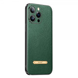 Sulada iPhone 14 Pro Max -kuori jalustalla, vihreä