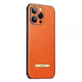 Sulada iPhone 14 Pro Max -kuoret jalustalla, oranssi
