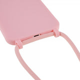 iPhone 14 Pro Max kuori hihnalla, pinkki