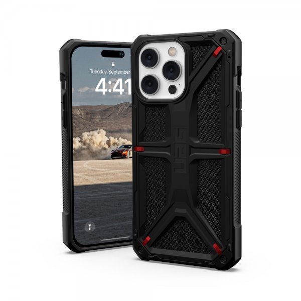 Urban Armor Gear (UAG) iPhone 14 Pro Max -suojakuori Monarch Kevlar Black