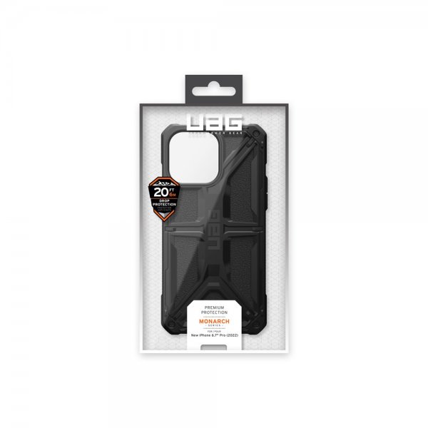 Urban Armor Gear (UAG) iPhone 14 Pro Max Suojakuori Monarch Musta