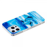 iPhone 14 Pro Max Kuori Sininen Perhoskuvio