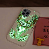 iPhone 14 Pro Max Kuoret Kukka- ja Peurakuvio
