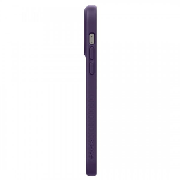 Caseology iPhone 14 Pro Max -suojakuori ja näytönsuoja Nano Pop 360 Grape Purple