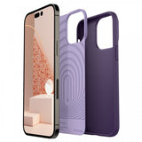 Caseology iPhone 14 Pro Max -suojakuori ja näytönsuoja Nano Pop 360 Grape Purple