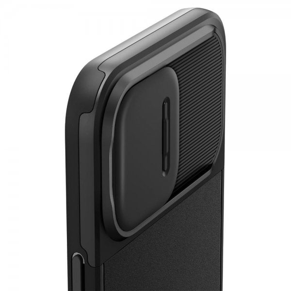 Spigen iPhone 14 Pro Max Suojakuori Optik Armor MagFit Musta