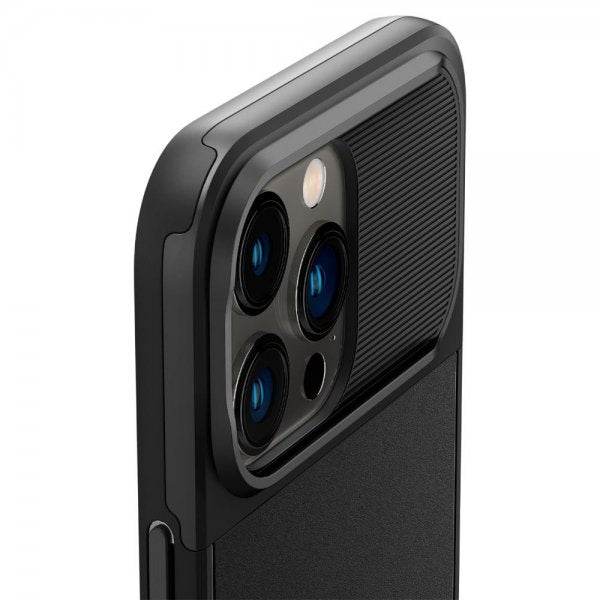 Spigen iPhone 14 Pro Max Suojakuori Optik Armor MagFit Musta