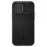 Spigen iPhone 14 Pro Max Suojakuori Optik Armor MagFit Musta