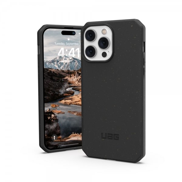 Urban Armor Gear (UAG) iPhone 14 Pro Max Kuori Outback Biohajoava Suojakuori Musta