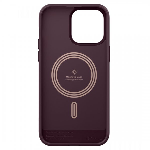 Caseology iPhone 14 Pro Max -kuori Parallax Mag Burgundy Bean