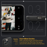Caseology iPhone 14 Pro Max -kuori, Parallax Mag, matta musta