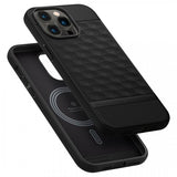 Caseology iPhone 14 Pro Max -kuori, Parallax Mag, matta musta