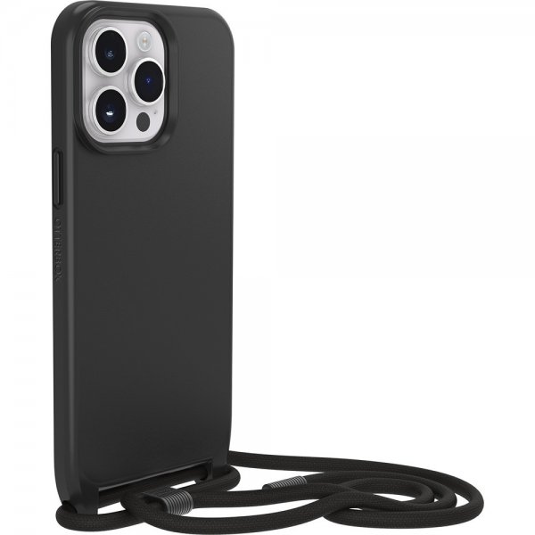 Otterbox iPhone 14 Pro Max React Necklace MagSafe -kotelo, musta