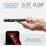 Spigen iPhone 14 Pro Max Suojakuori Rugged Armor MagFit Matte Black