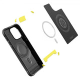 Spigen iPhone 14 Pro Max Suojakuori Rugged Armor MagFit Matte Black
