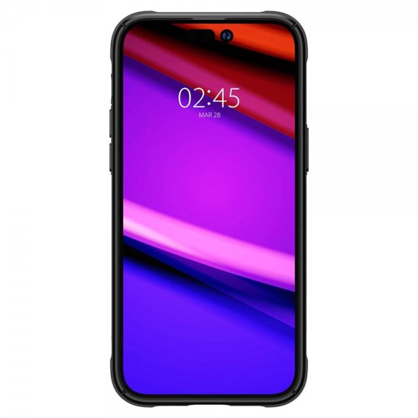 Spigen iPhone 14 Pro Max Suojakuori Rugged Armor MagFit Matte Black