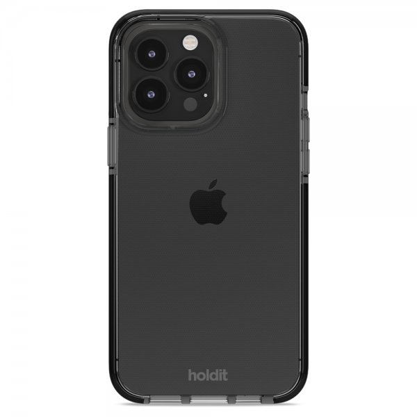 Holdit iPhone 14 Pro Max Kuori Seethru Musta