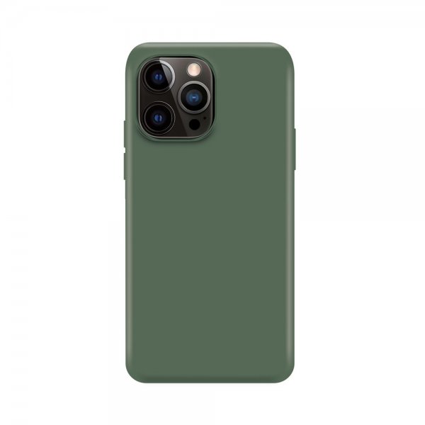 Xqisit iPhone 14 Pro Max silikonikuori, vihreä