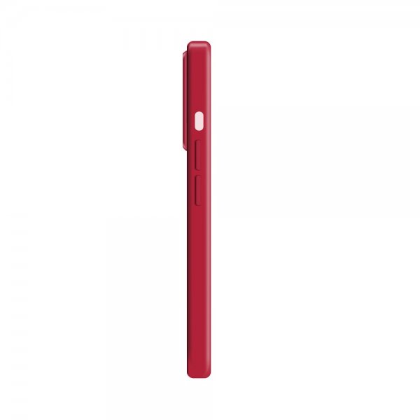 Xqisit iPhone 14 Pro Max Silikonikuori Punainen