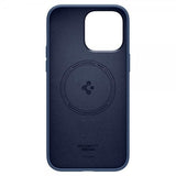 Spigen iPhone 14 Pro Max -kuori, Silicone Fit MagFit, laivastonsininen