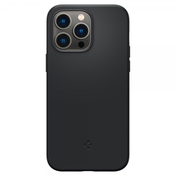 Spigen iPhone 14 Pro Max -kuori Silicone Fit MagFit Musta