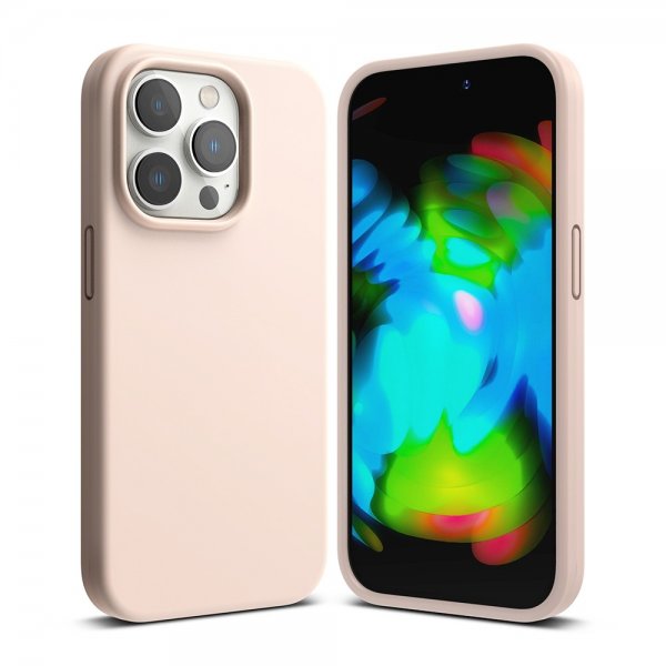 Ringke iPhone 14 Pro Max Silikonikuori Pink Sand