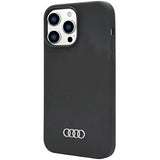 Audi iPhone 14 Pro Max Silikonikuori Musta