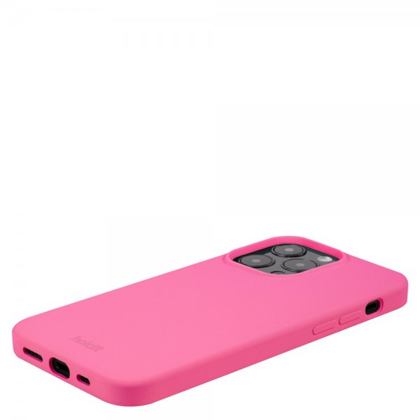 holdit iPhone 14 Pro Max Silikonikuori Bright Pink