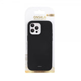 Onsala iPhone 14 Pro Max Silikonikuori Musta