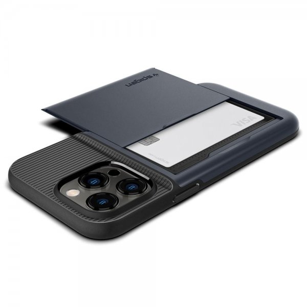 Spigen iPhone 14 Pro Max Suojakuori Slim Armor CS Metal Slate